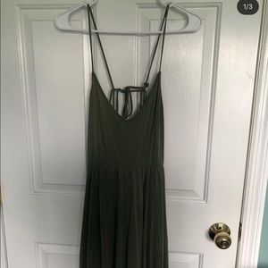 Tank top cross back dress